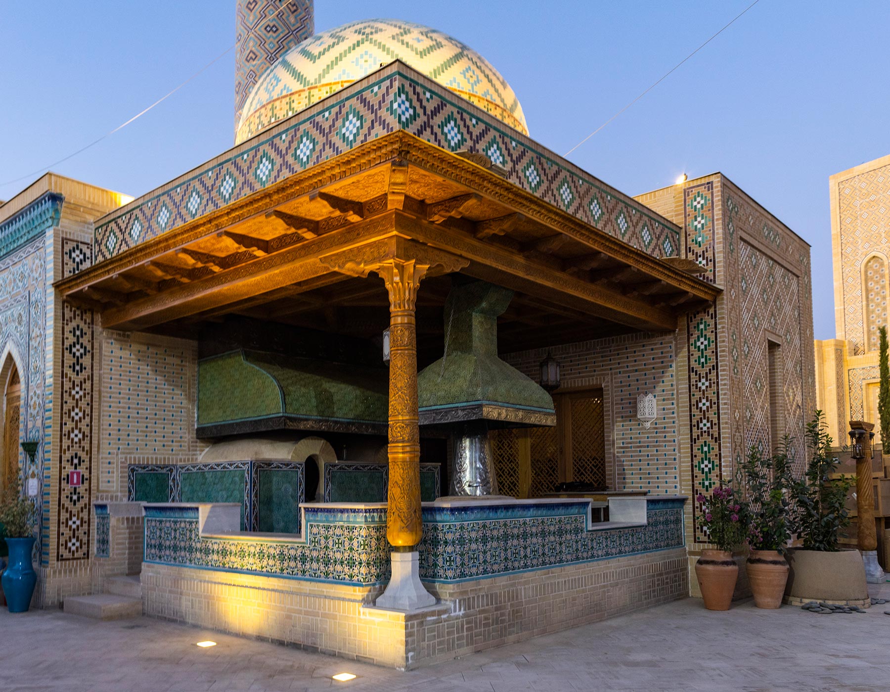 Bakery. Samarkand bread and samsa