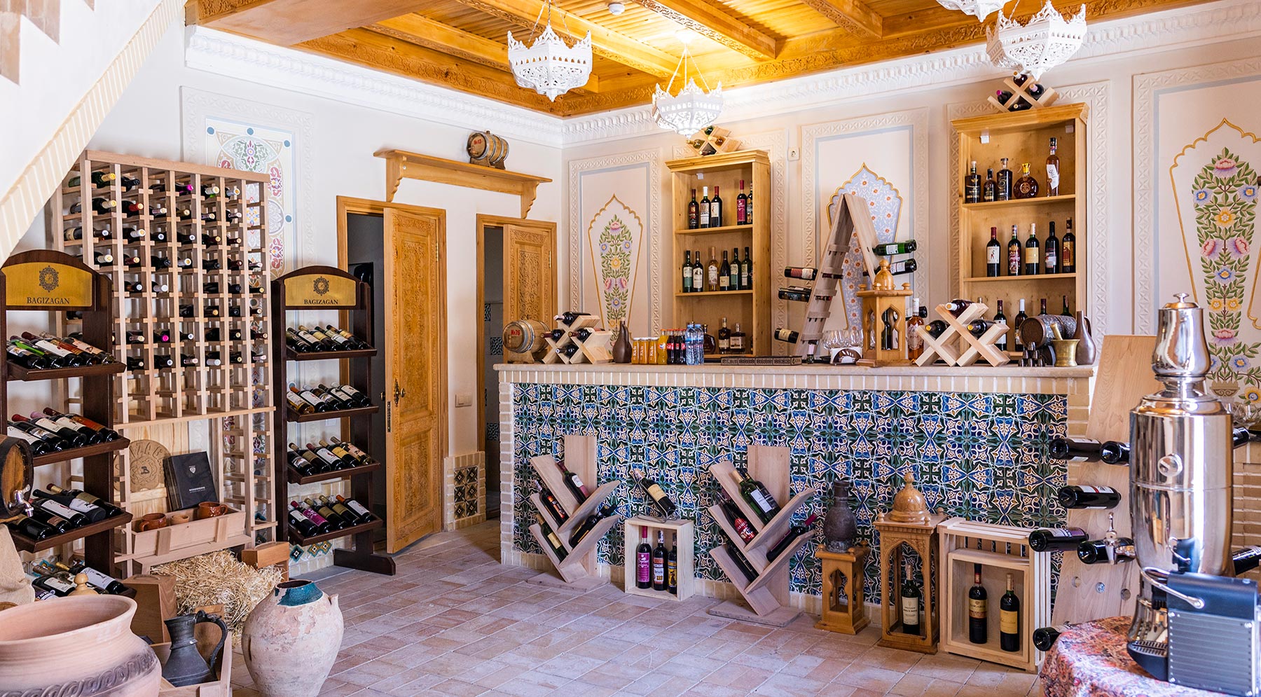Дегустационный зал узбекских вин и коньяков