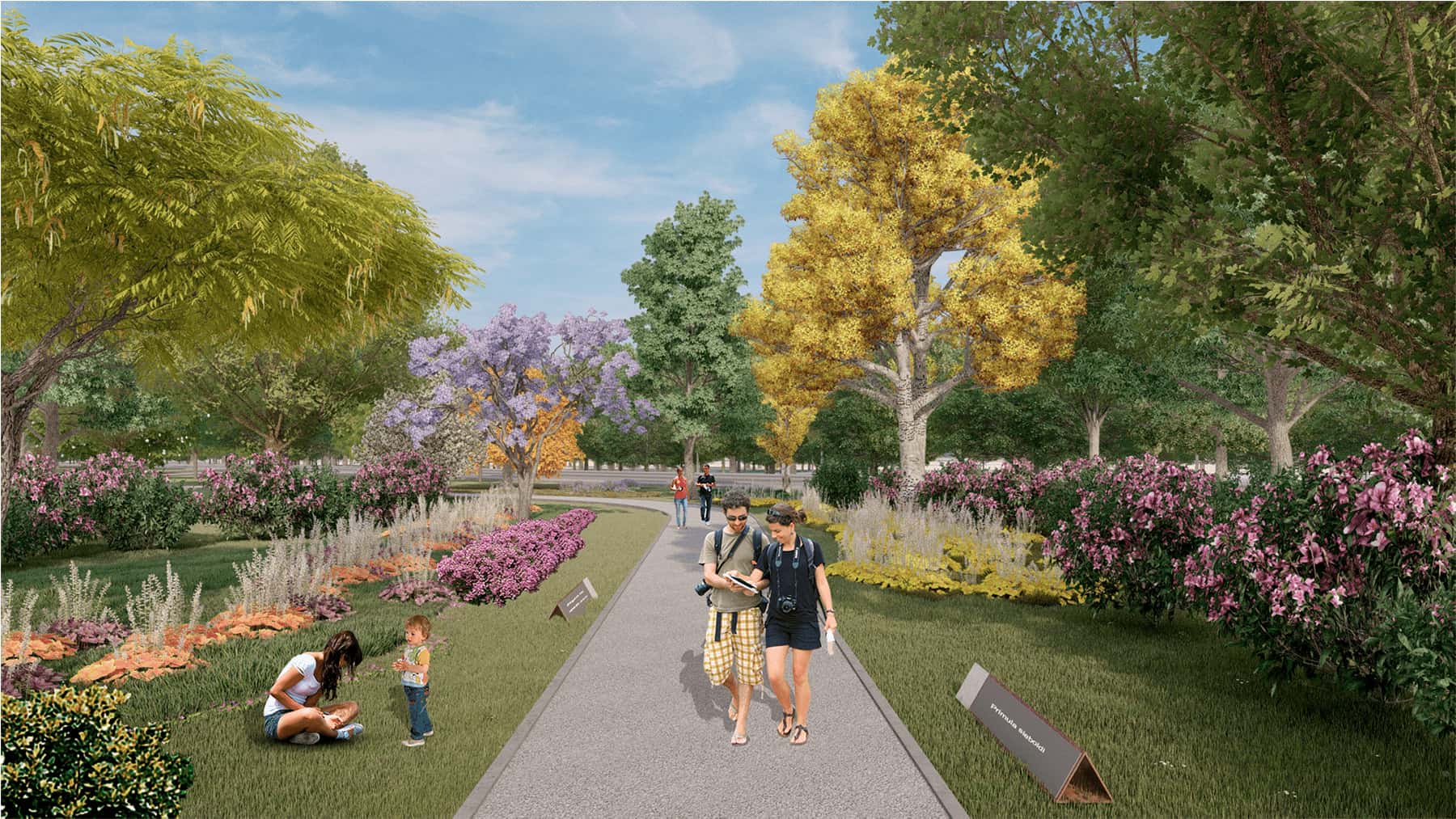 Resort parks and gardens